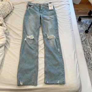 Zara straight jeans